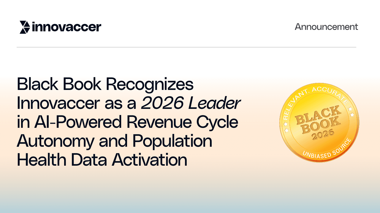 Black Book Recognizes Innovaccer as a 2026 Leader in AI-Powered Revenue Cycle Autonomy and Population Health Data Activation