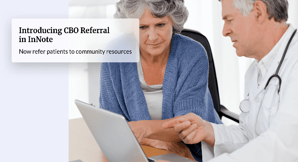 Now refer patients to community resources with InNote
