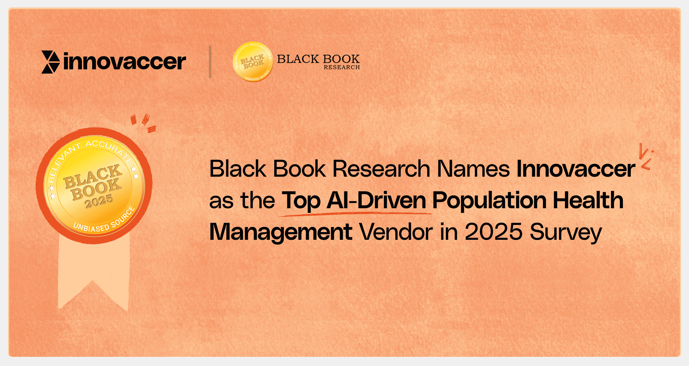 Black Book Research Names Innovaccer as the Top AI-Driven Population Health Management Vendor in 2025 Survey